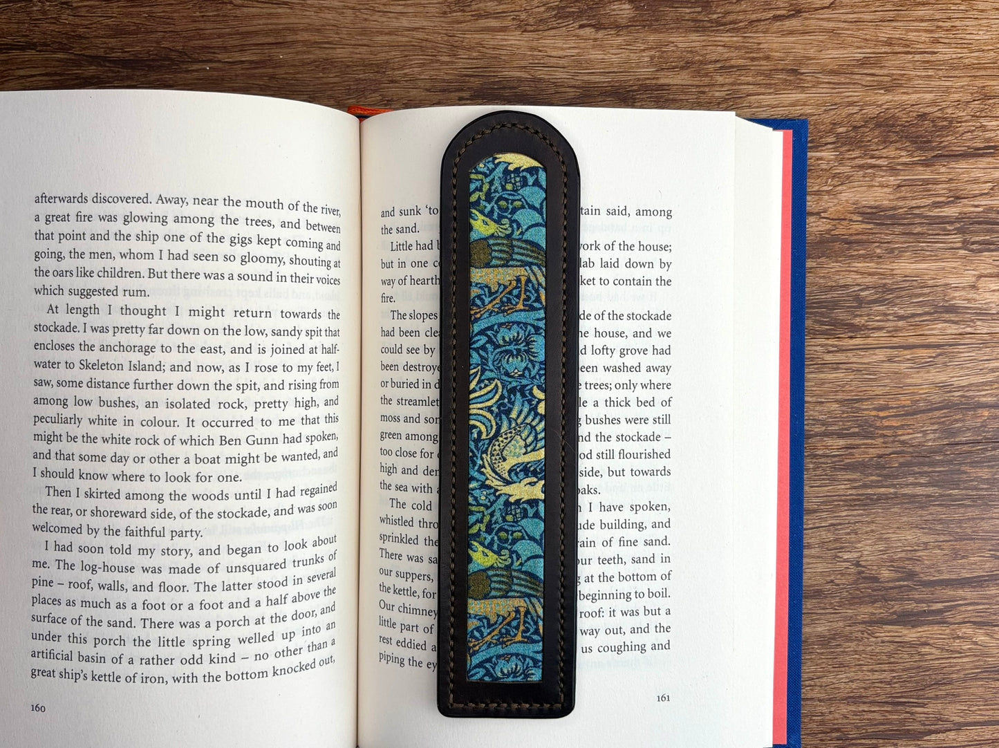 The Inlay Leather Bookmark