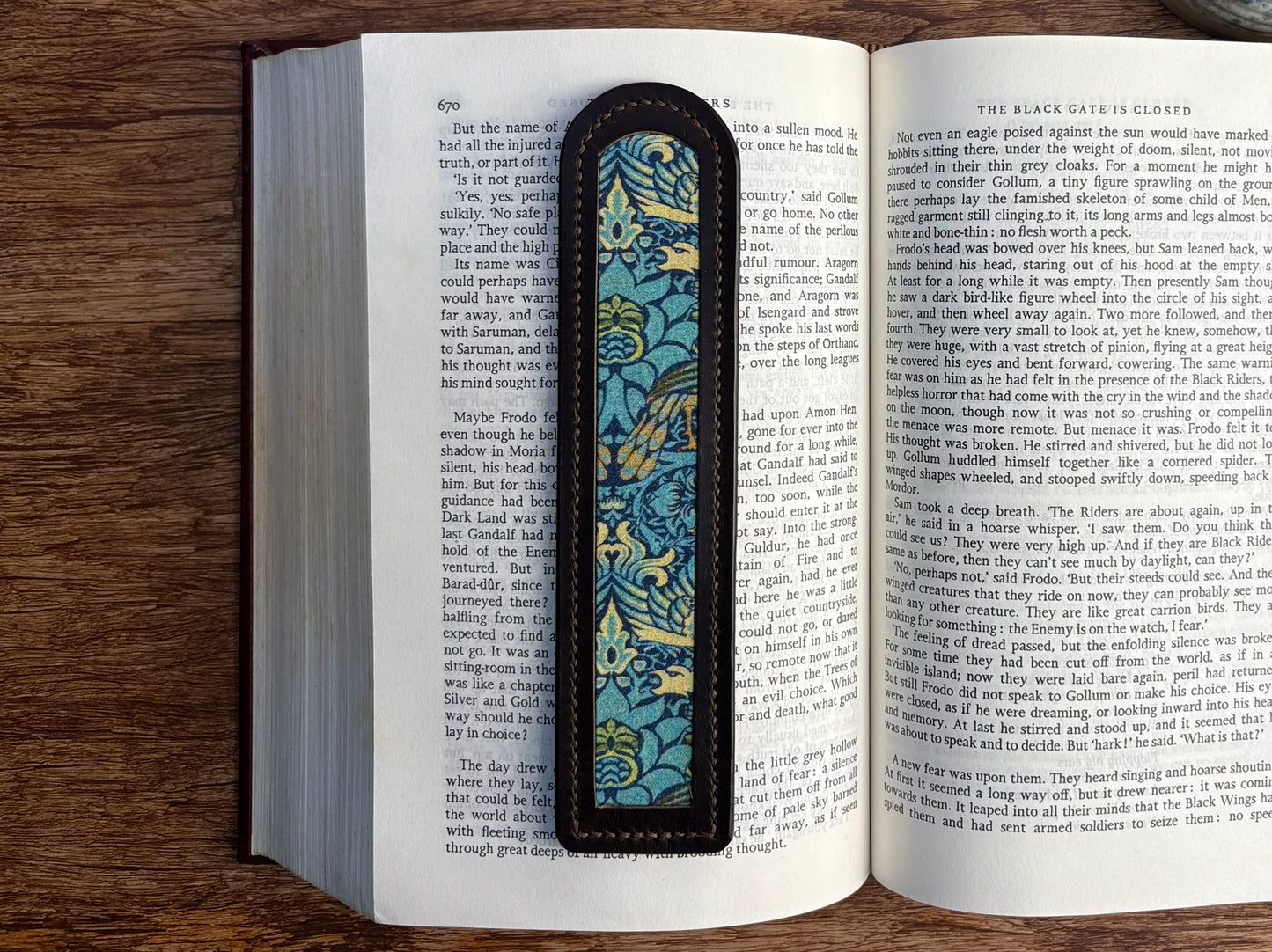 The Inlay Leather Bookmark