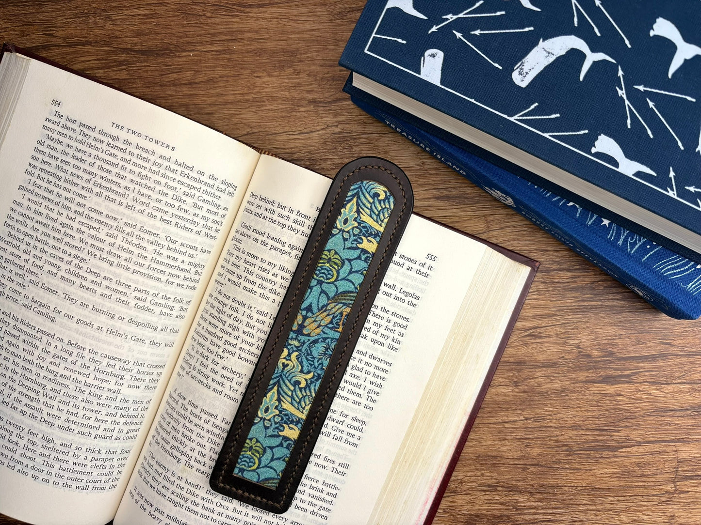 The Inlay Leather Bookmark