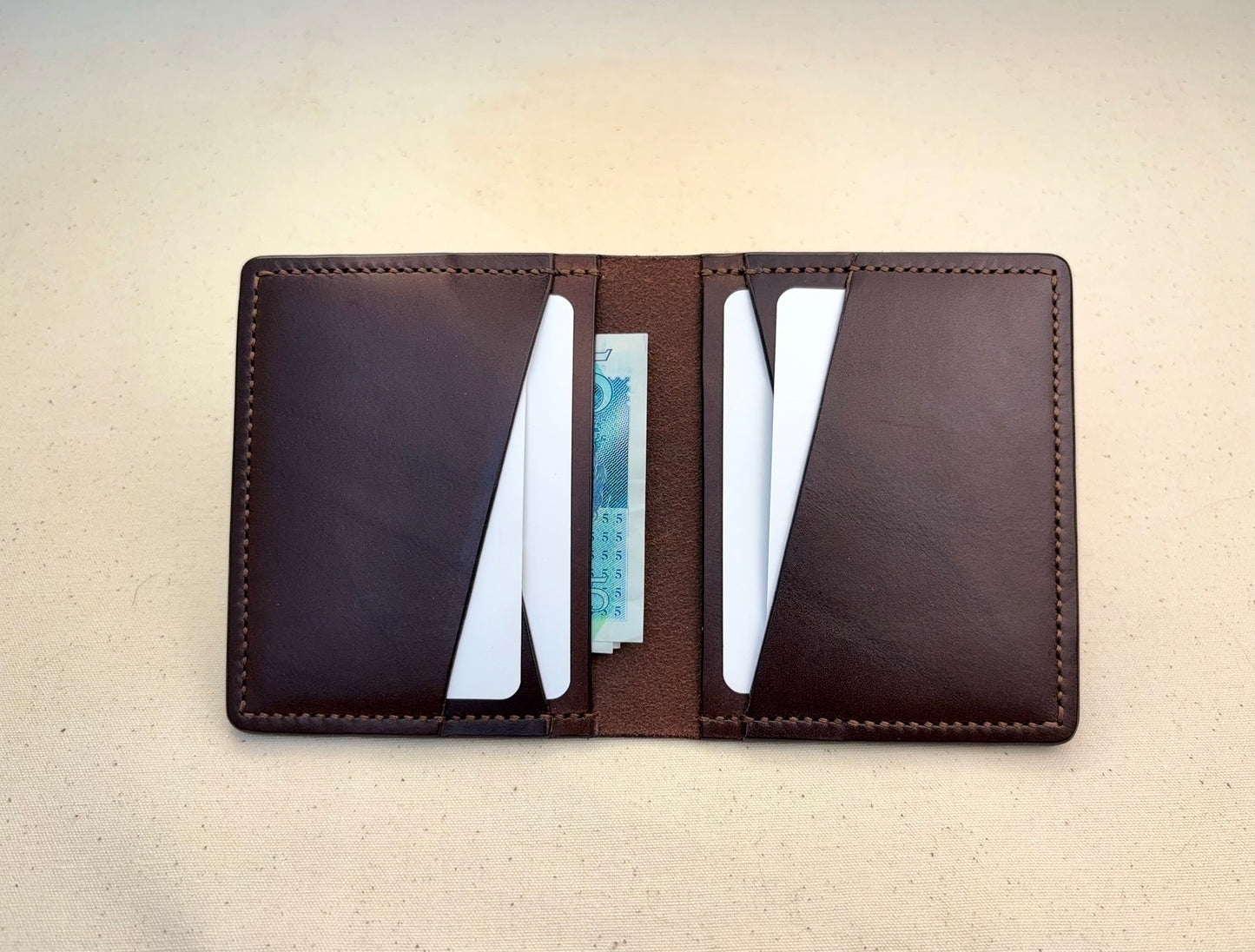 The Birch Minimalist Leather Bifold