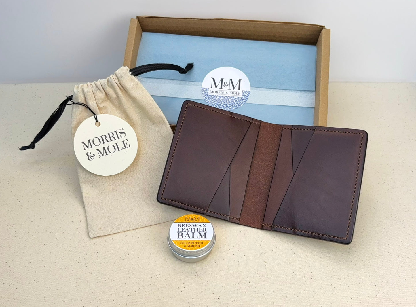 The Birch Minimalist Leather Bifold