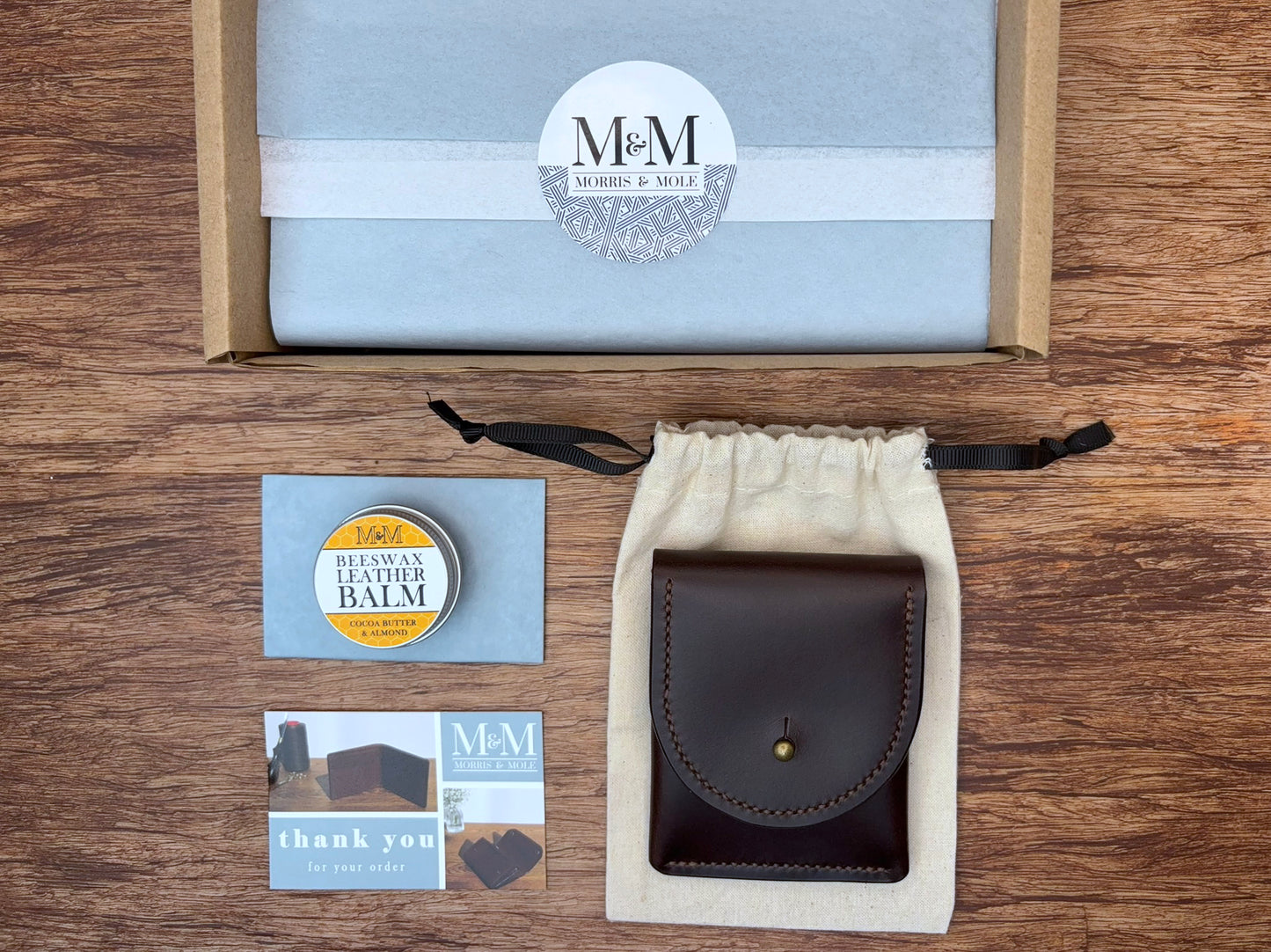 Cedar Compact Card and Cash Holder