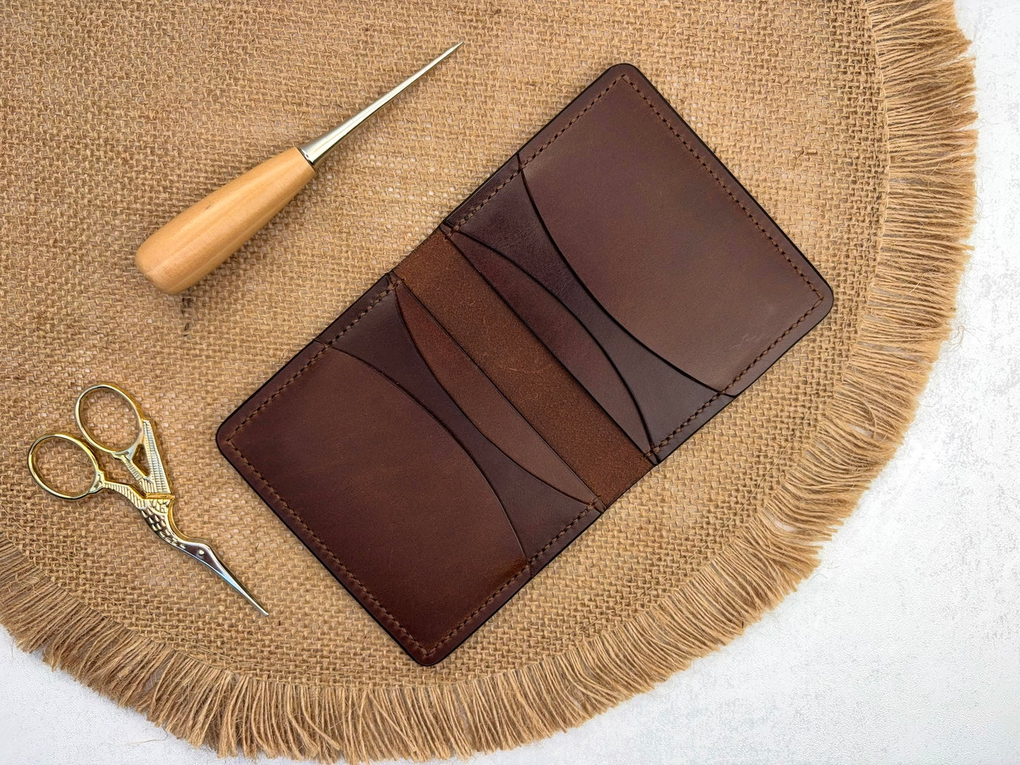 The Arc Leather Bifold Wallet