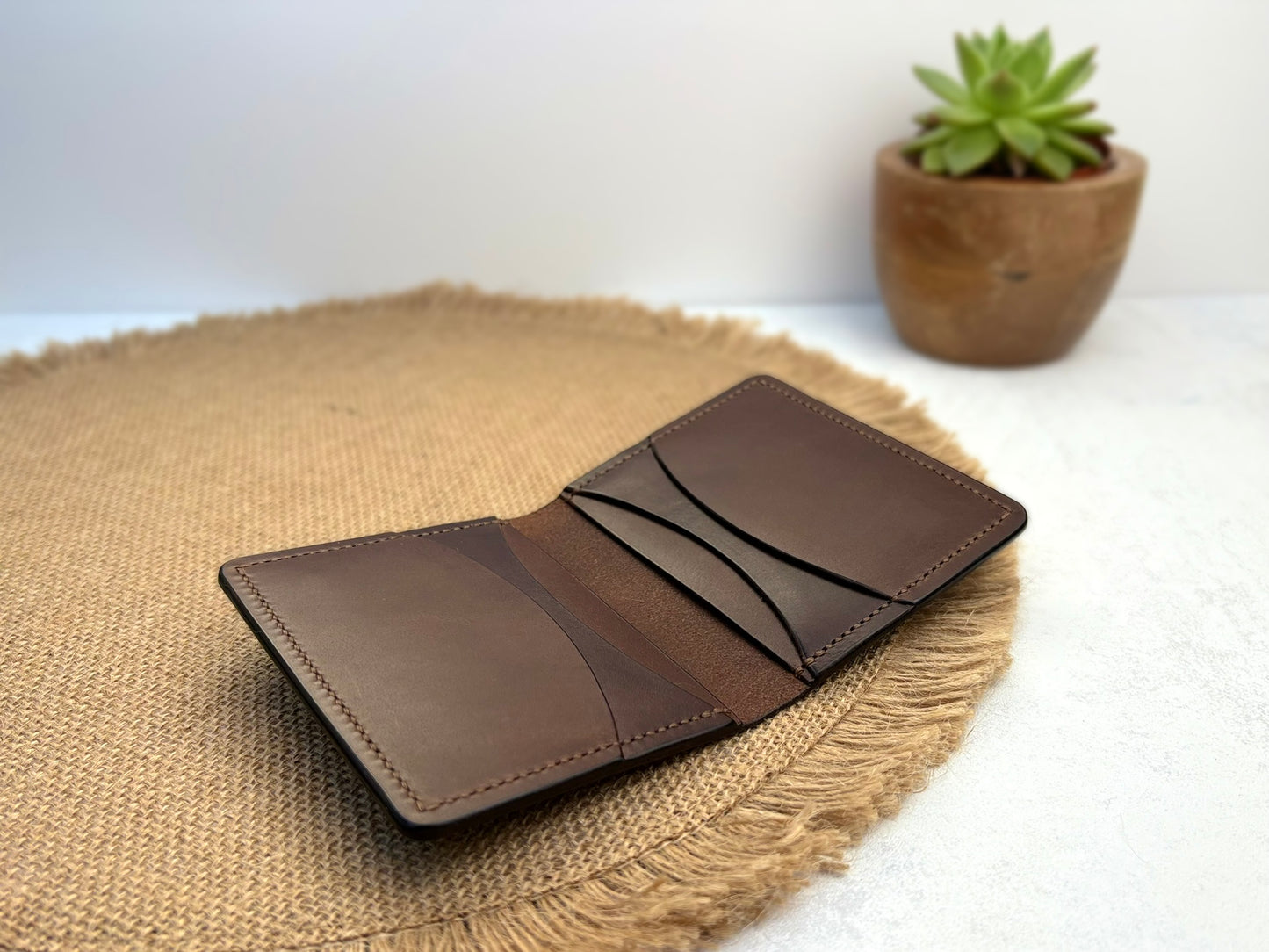 The Arc Leather Bifold Wallet