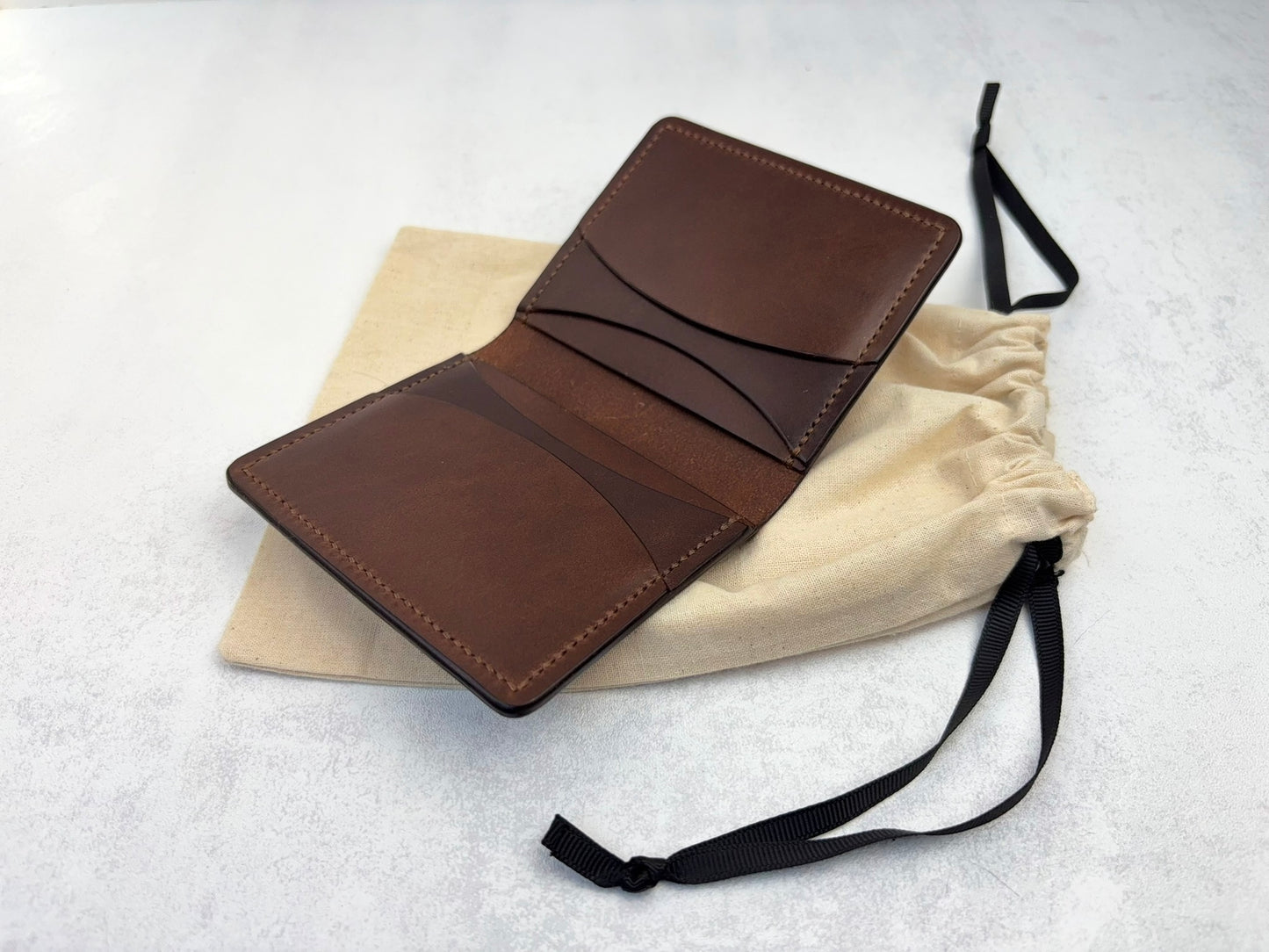 The Arc Leather Bifold Wallet
