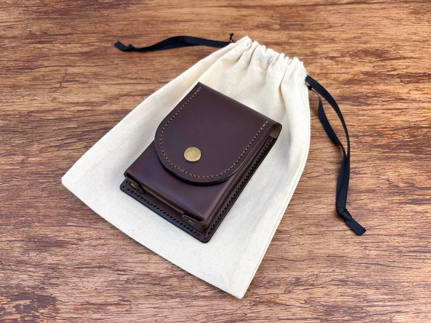 The Shuffle - Leather Playing Card Case
