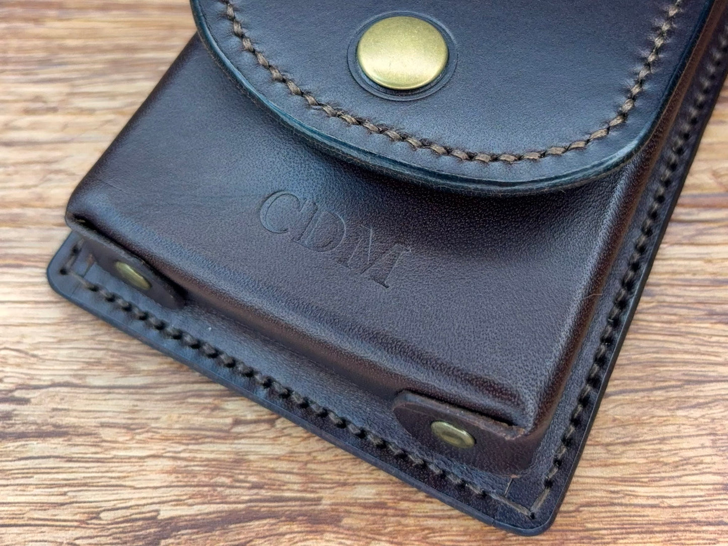 The Shuffle - Leather Playing Card Case