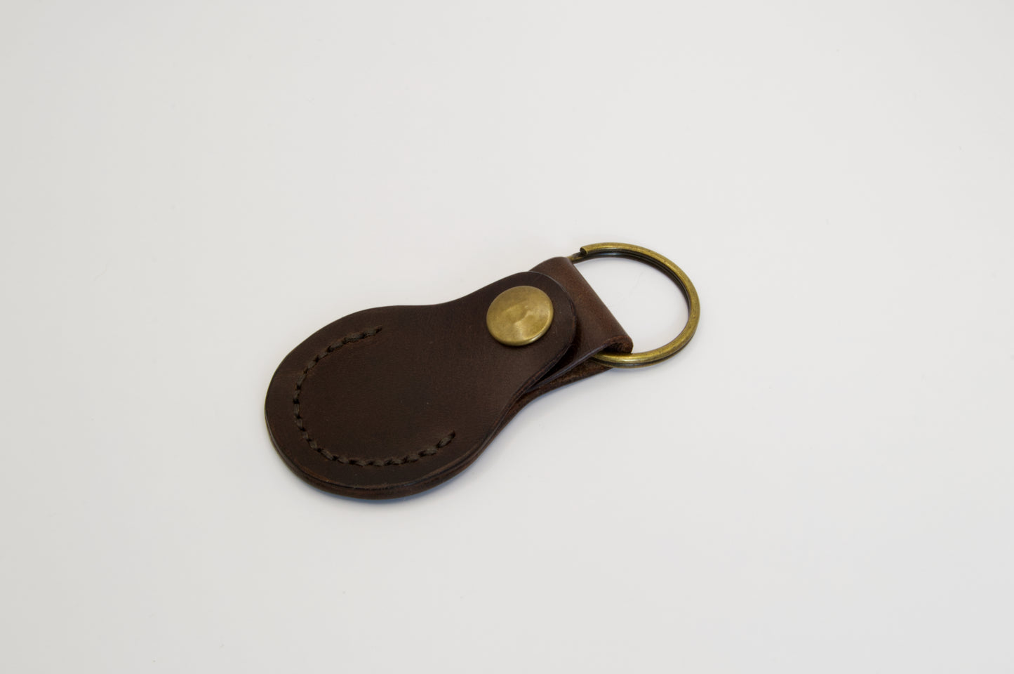 Leather Coin Holder in Dark Brown