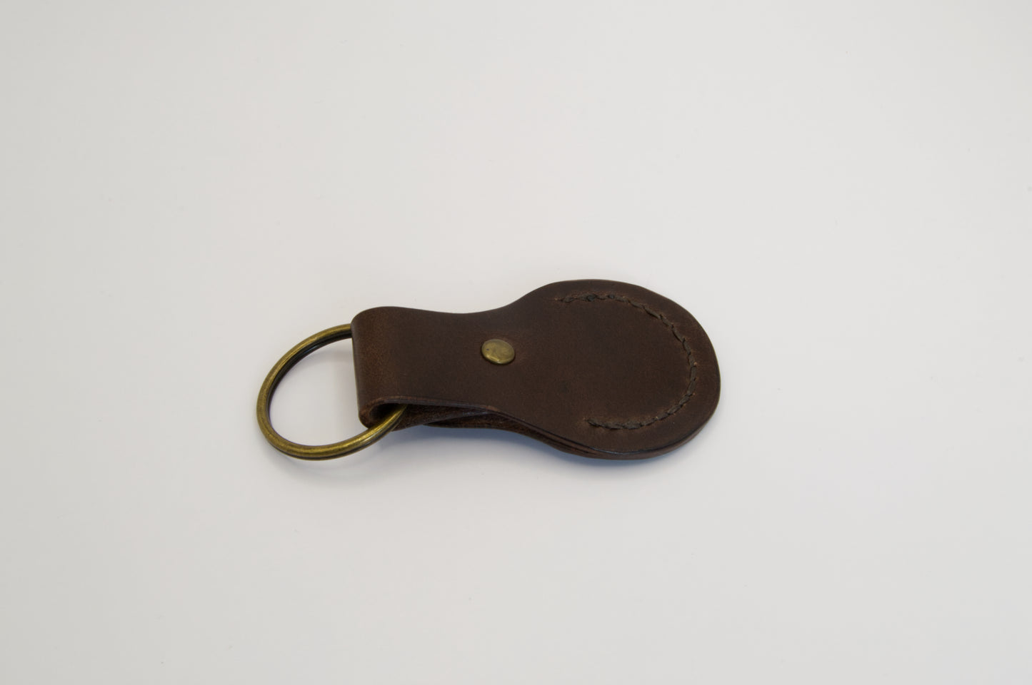 Leather Coin Holder in Dark Brown