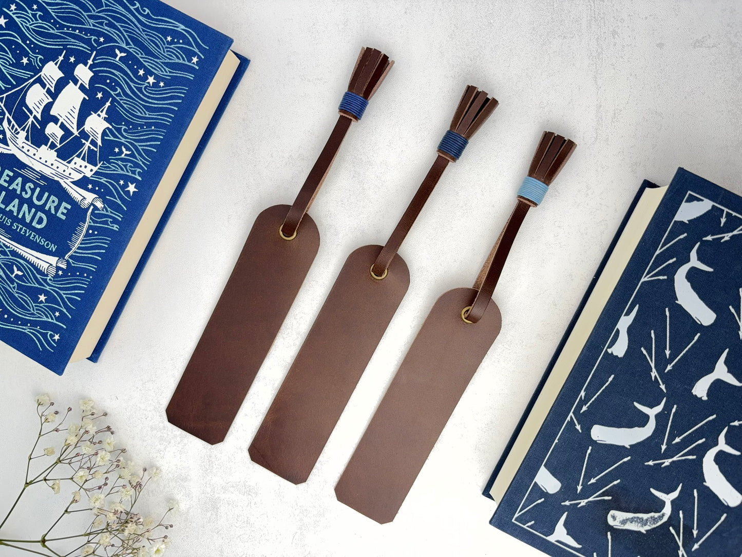 Classic Tassel Leather Bookmark