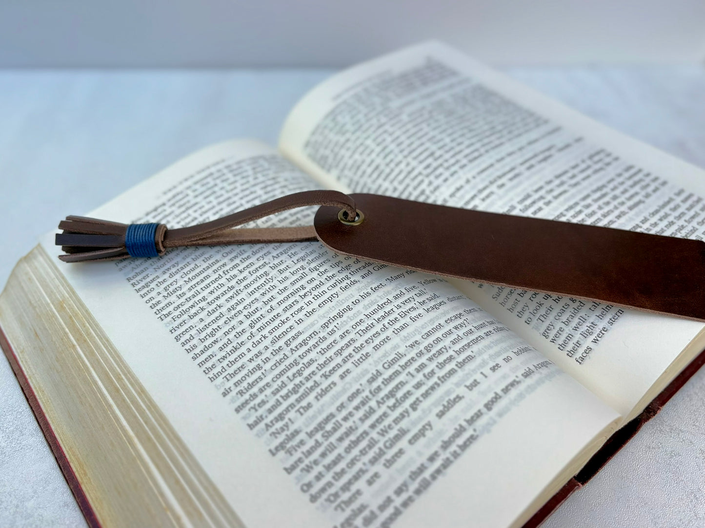 Classic Tassel Leather Bookmark