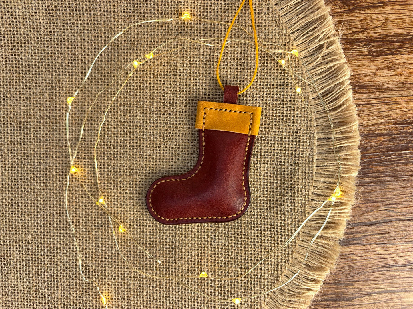 Leather Stocking Decoration