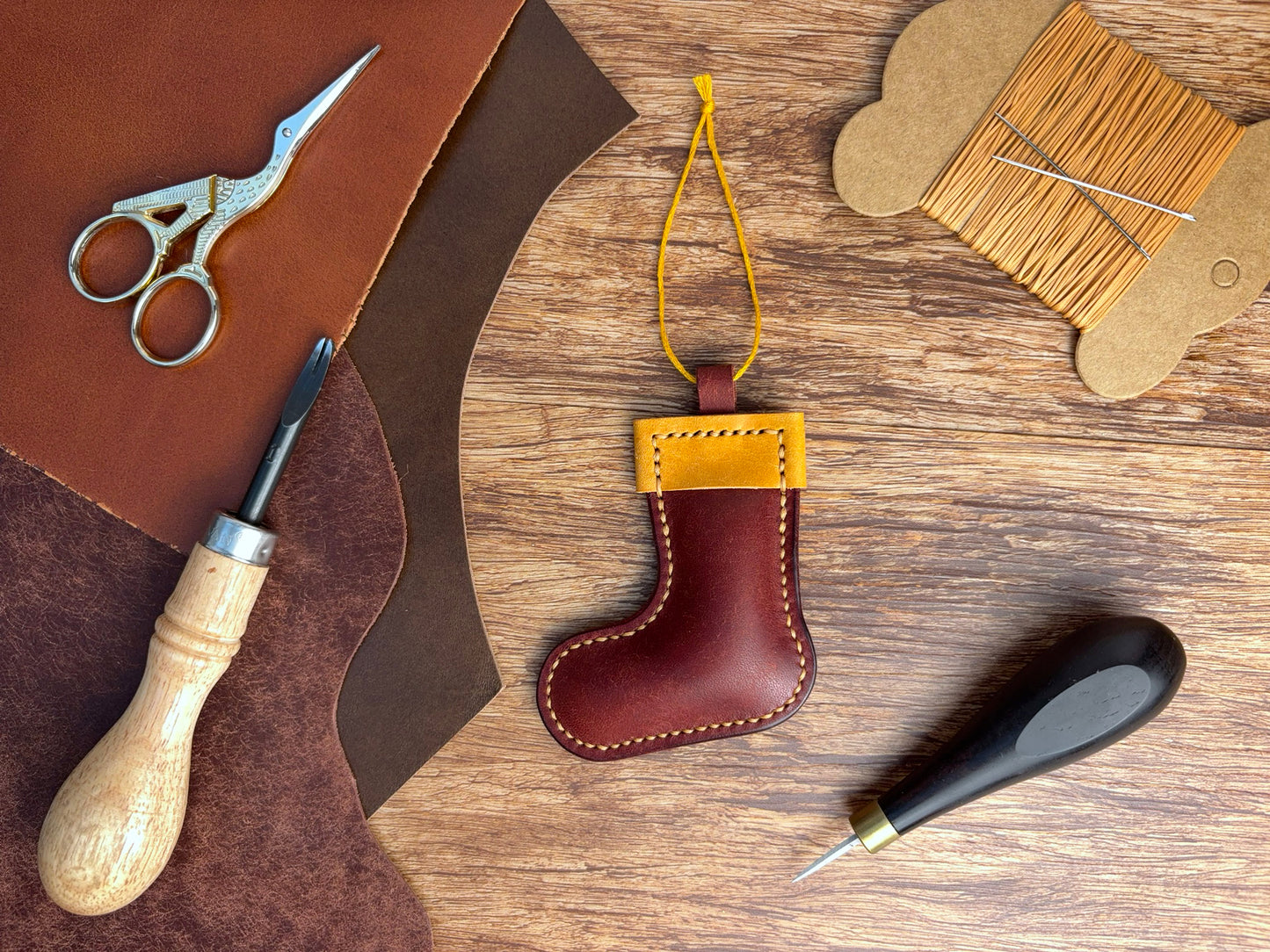 Leather Stocking Decoration