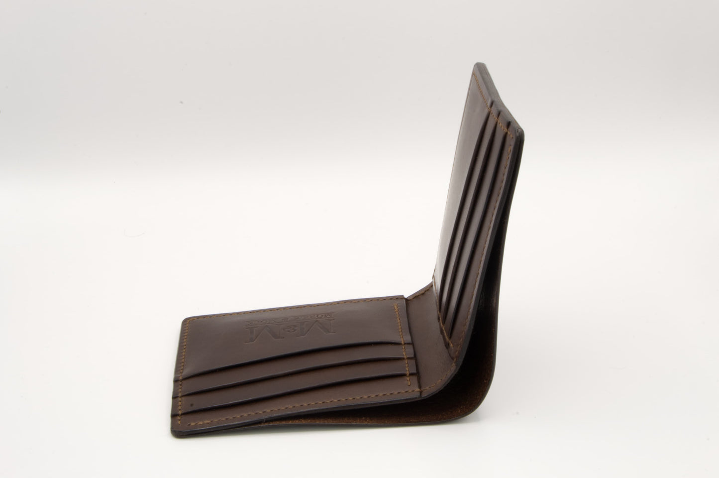 Alder Bifold Wallet in Dark Brown