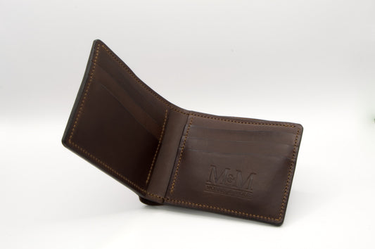 Alder Bifold Wallet in Dark Brown