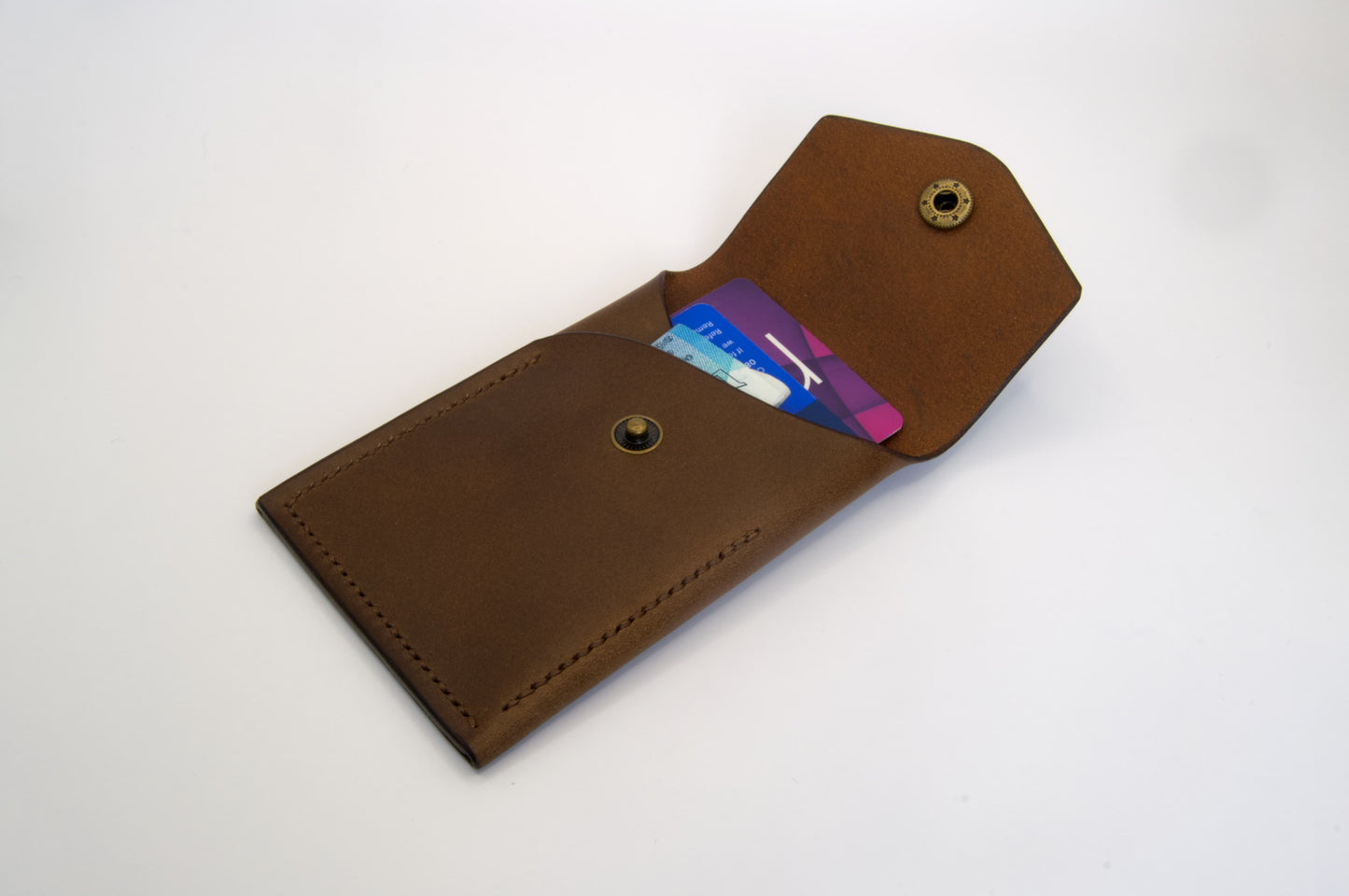 Leather Pouch in Medium Brown