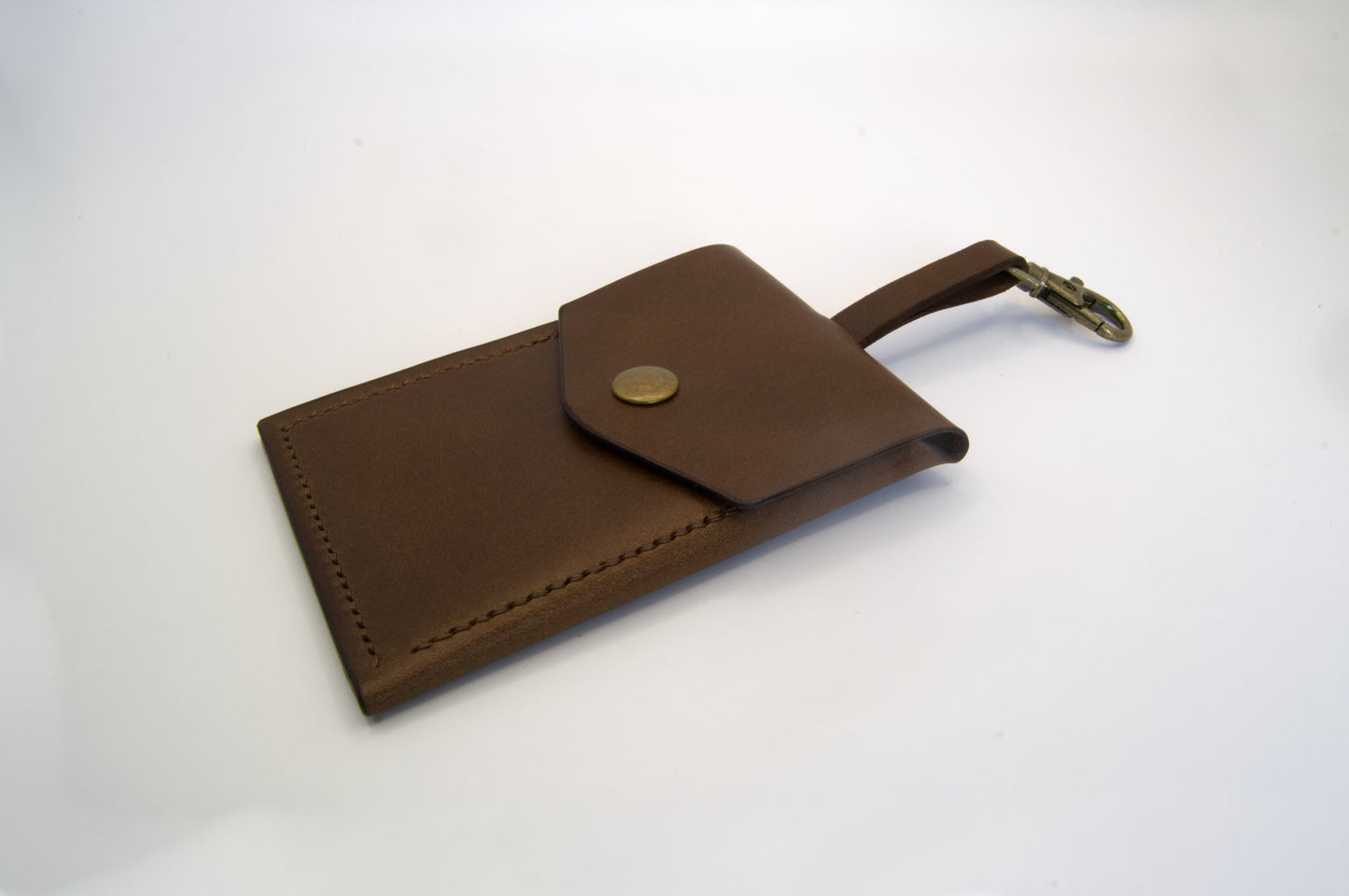 Leather Pouch in Medium Brown